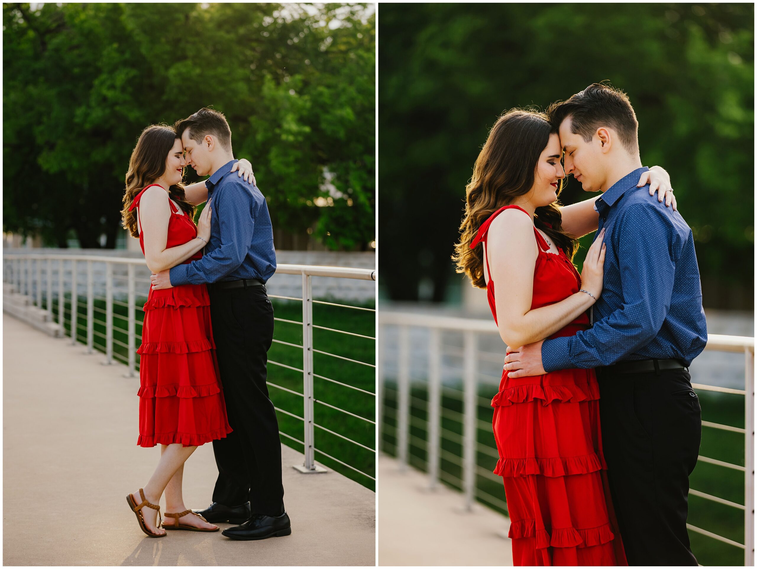 Engagement photographer in Fort Worth