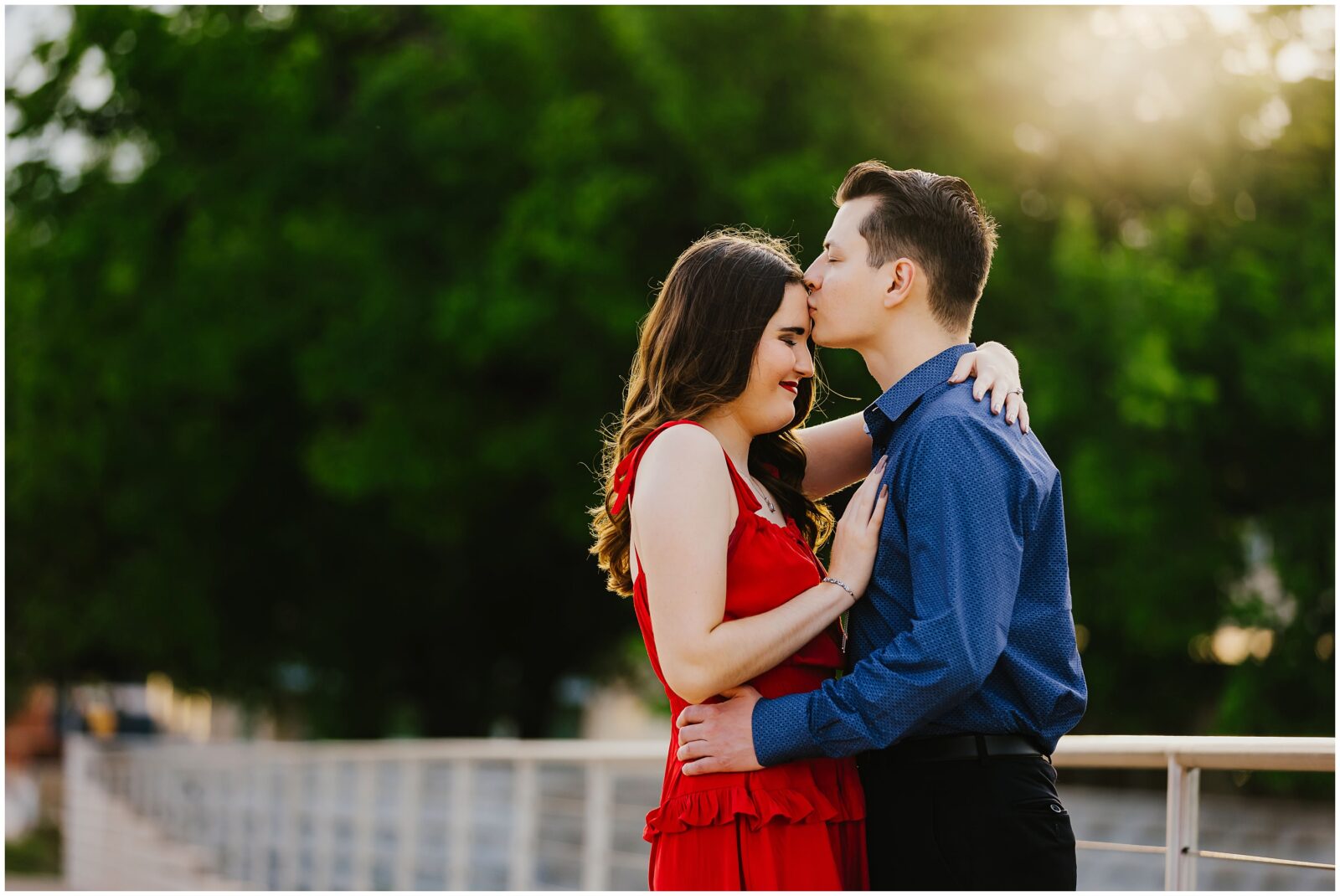 Engagement photographer in Fort Worth