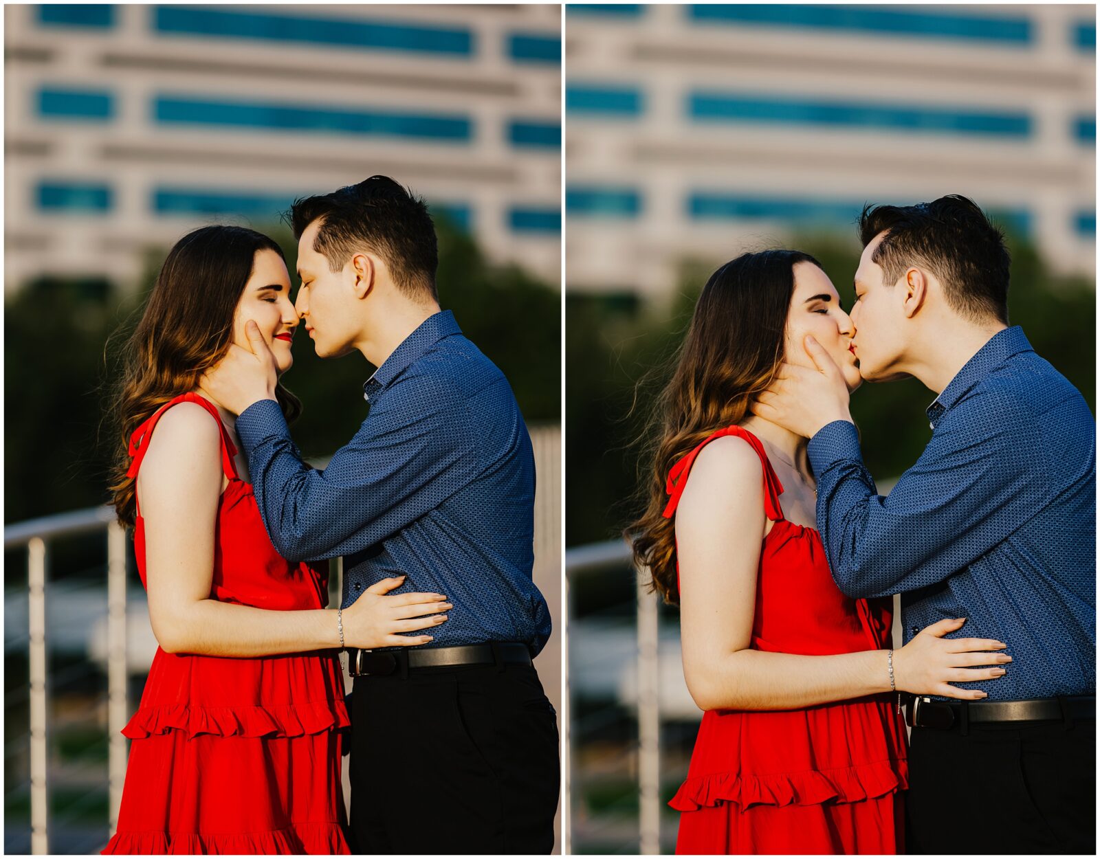 Engagement photographer in Fort Worth