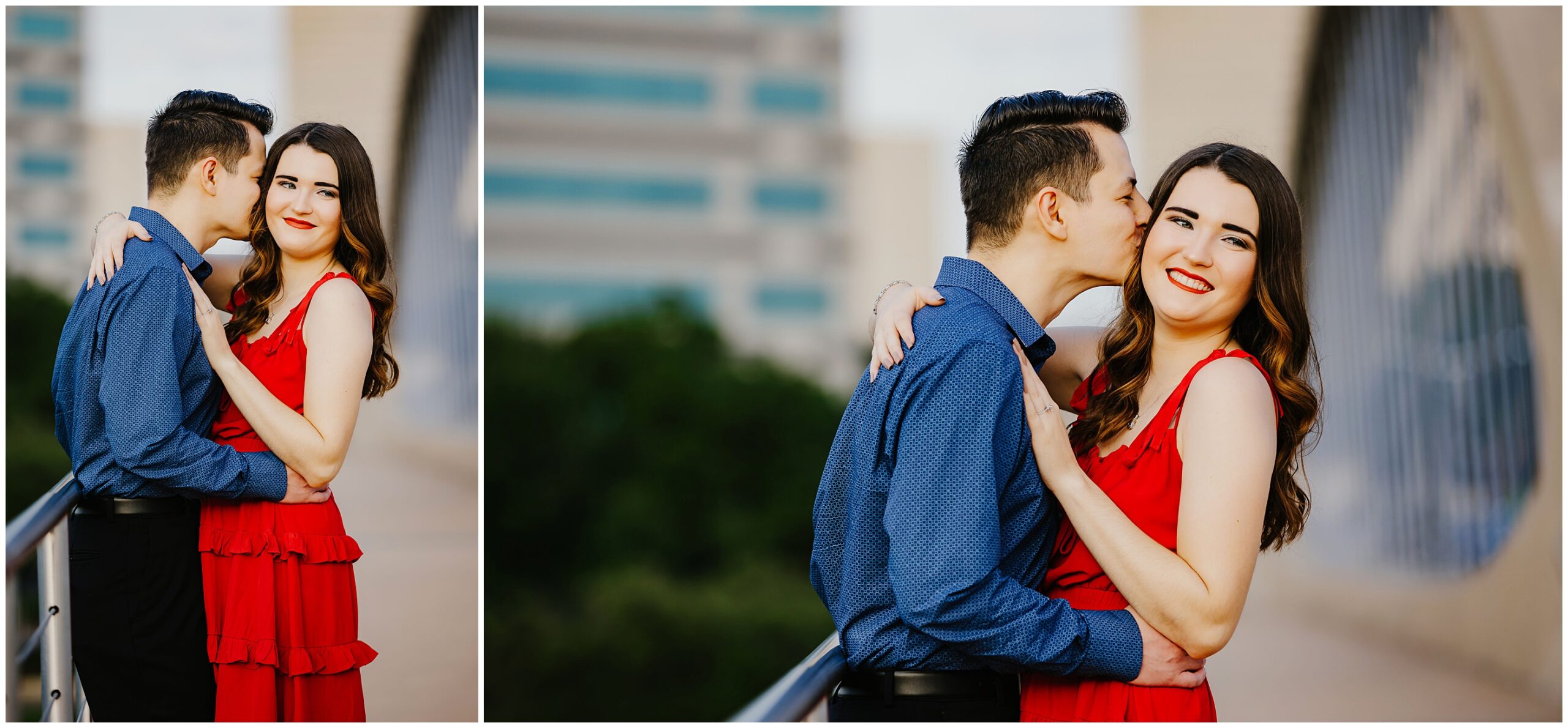 Engagement photographer in Fort Worth