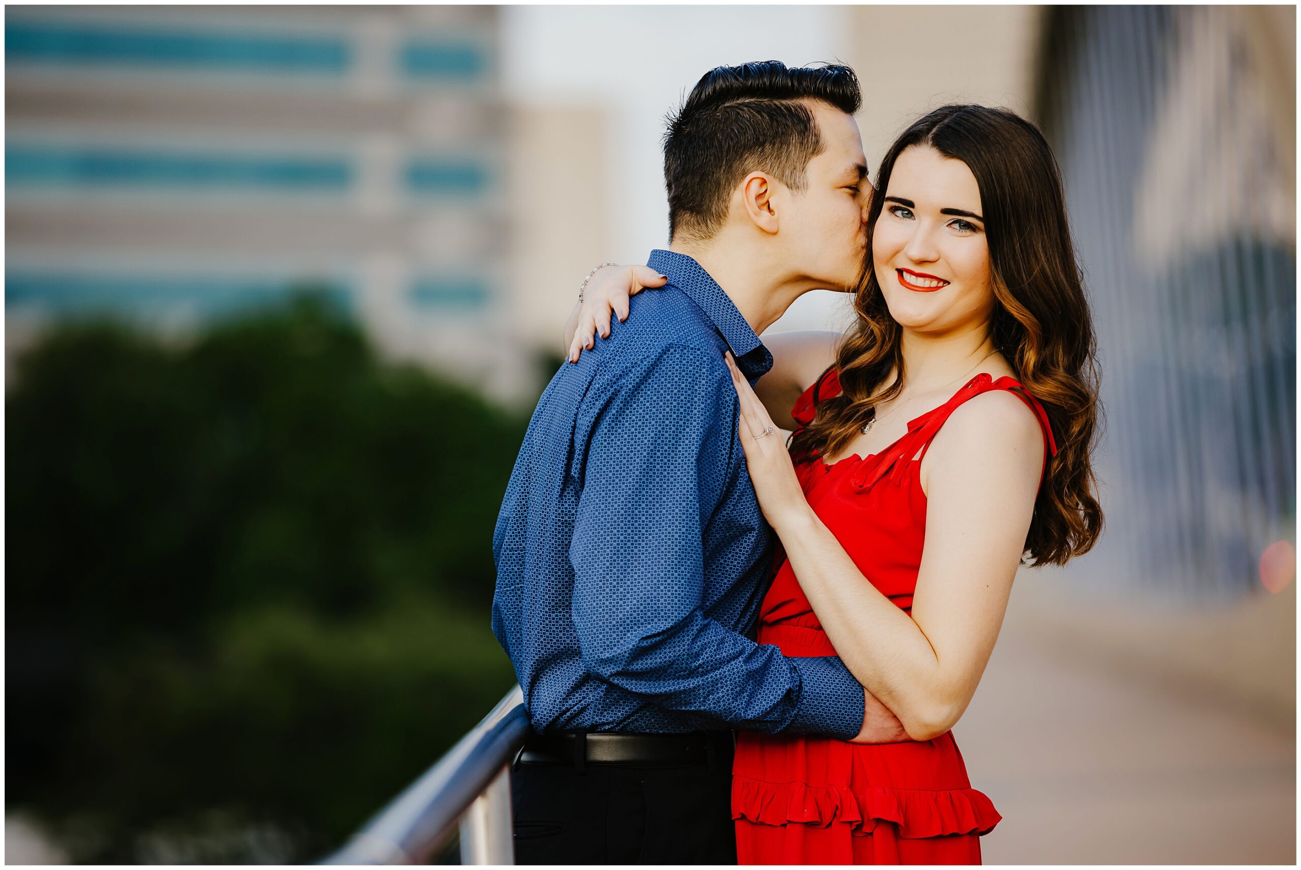 Engagement photographer in Fort Worth