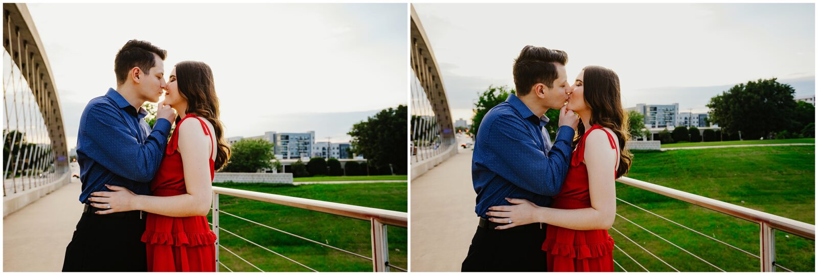 Engagement photographer in Fort Worth