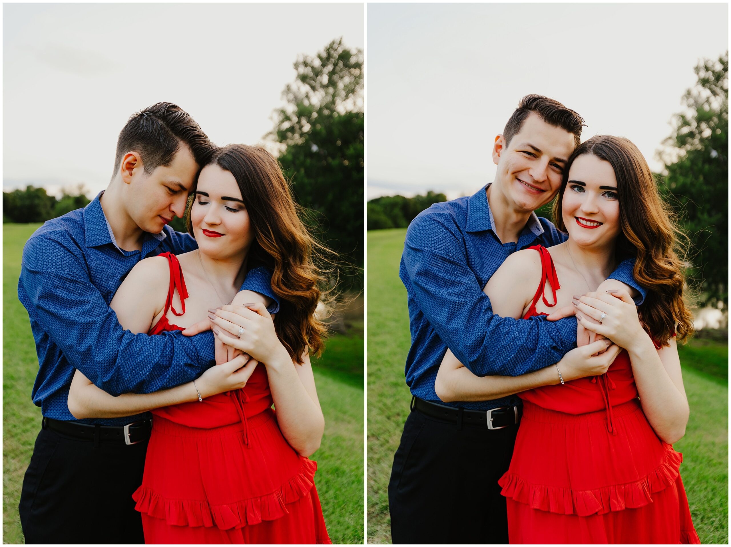 Engagement photographer in Fort Worth