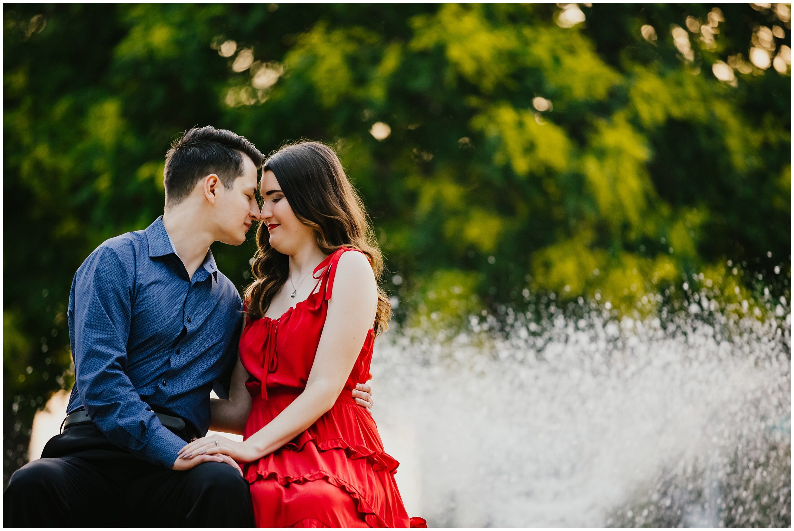 Engagement photographer in Fort Worth