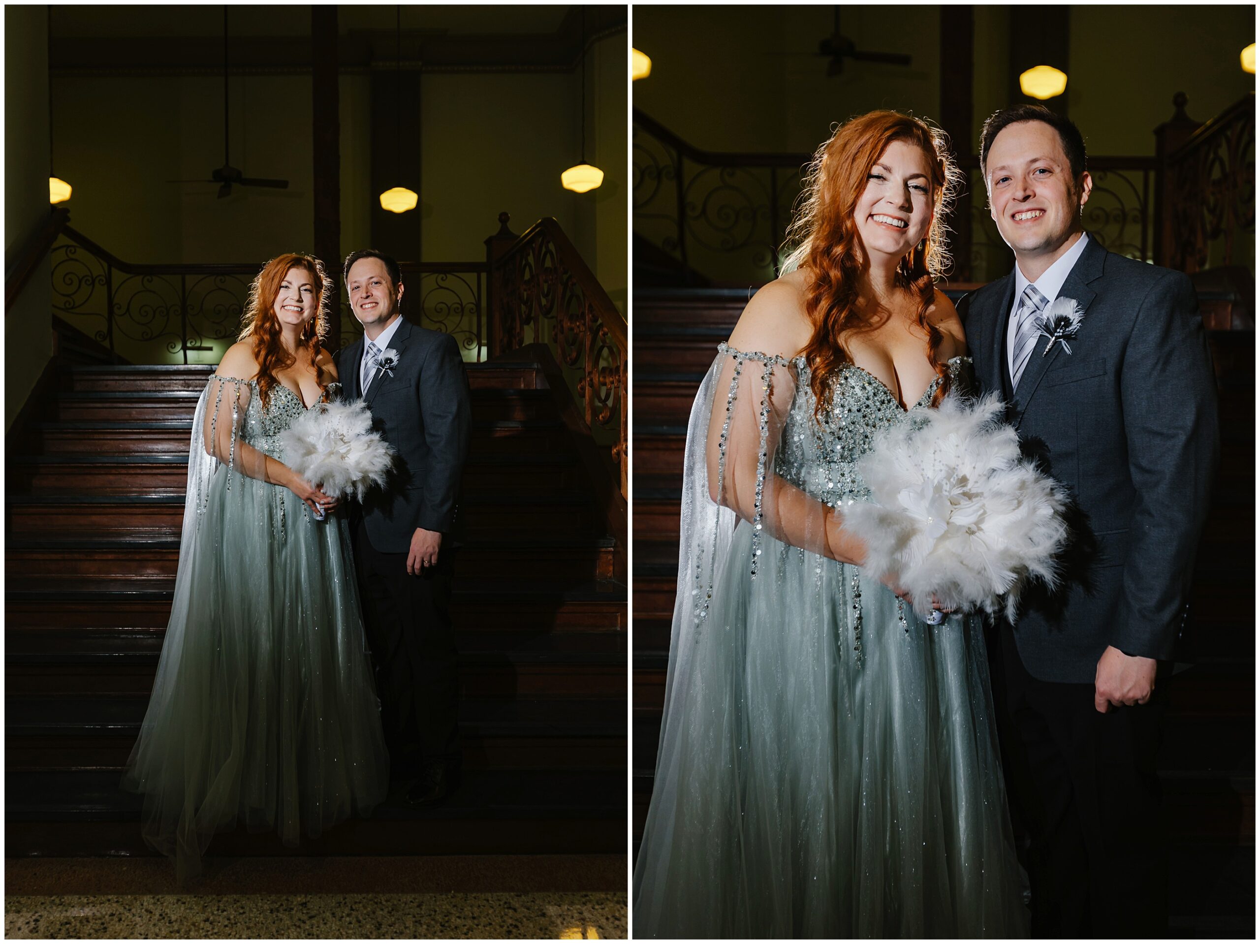 Fort Worth elopement at the Tarrant County Courthouse