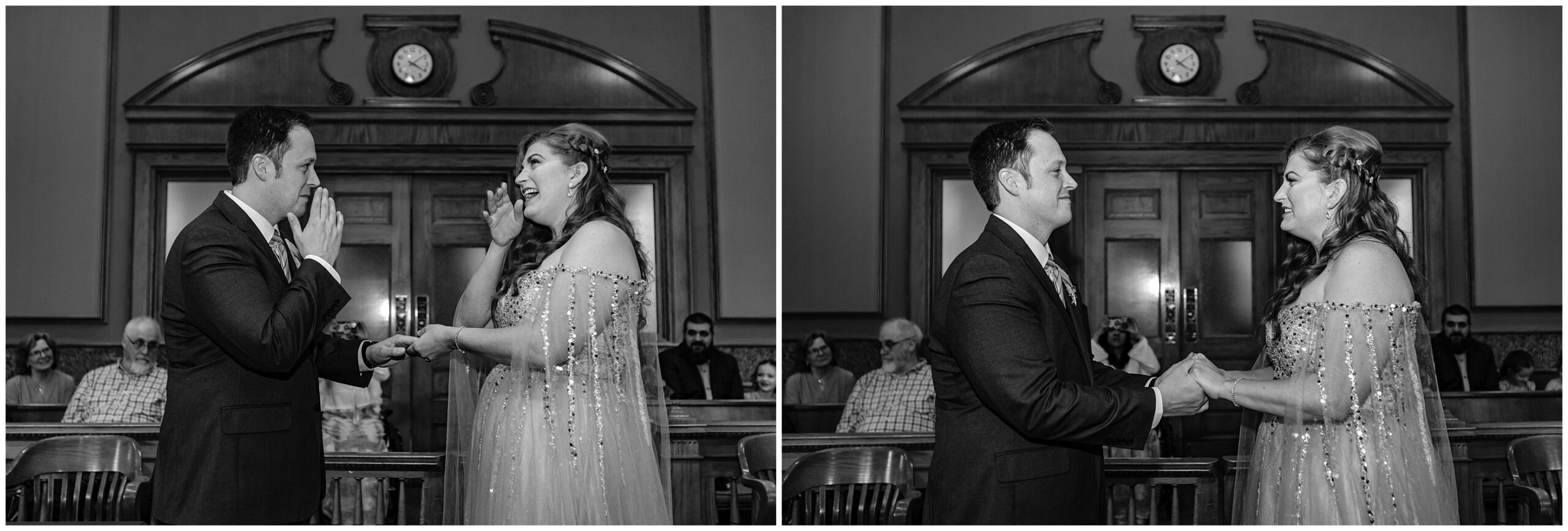 Fort Worth elopement at the Tarrant County Courthouse