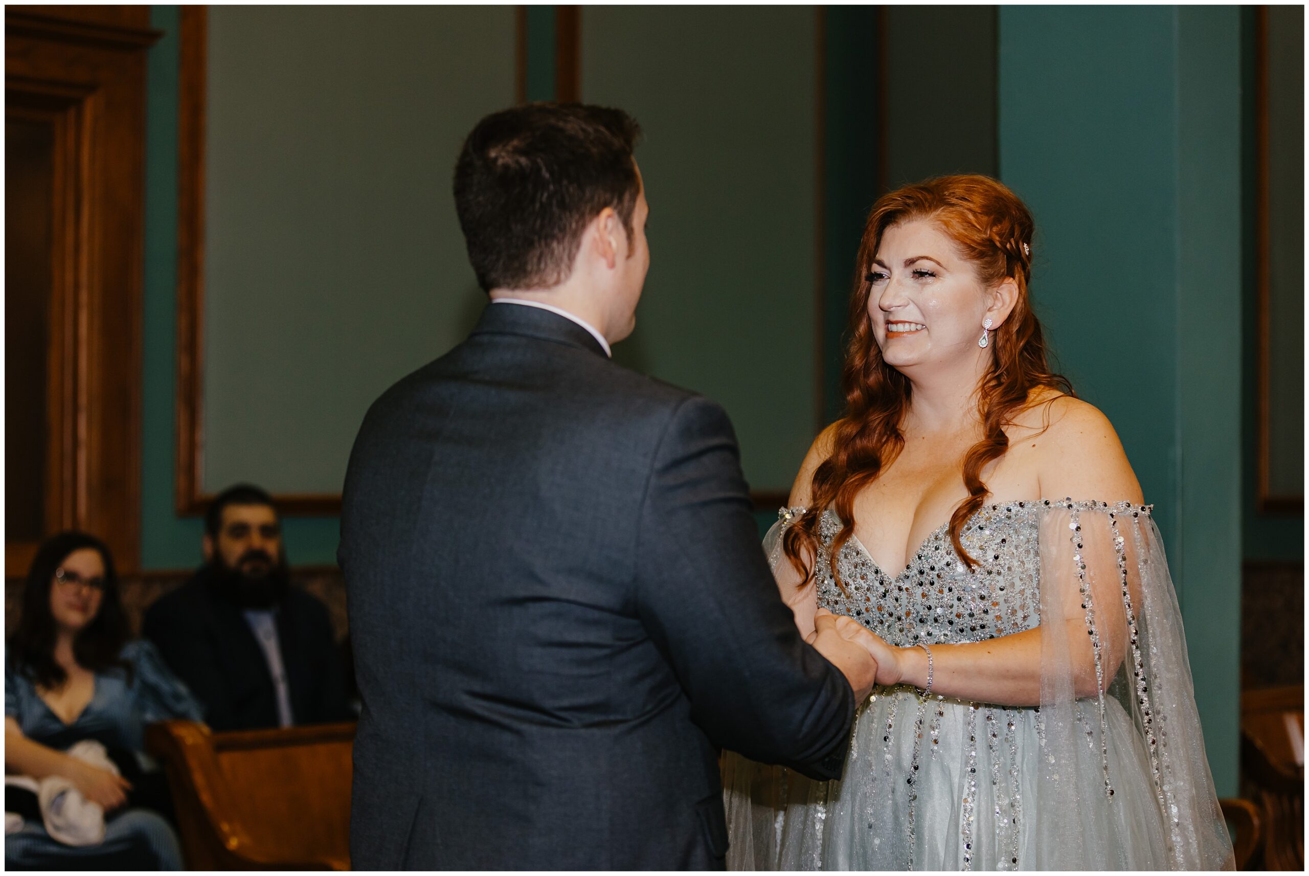 Fort Worth elopement at the Tarrant County Courthouse