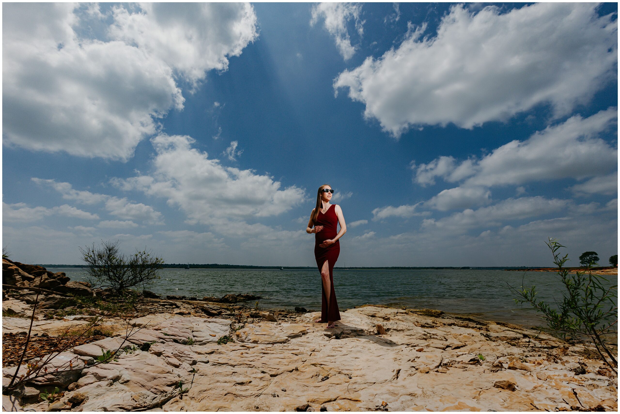 Eclipse maternity photos