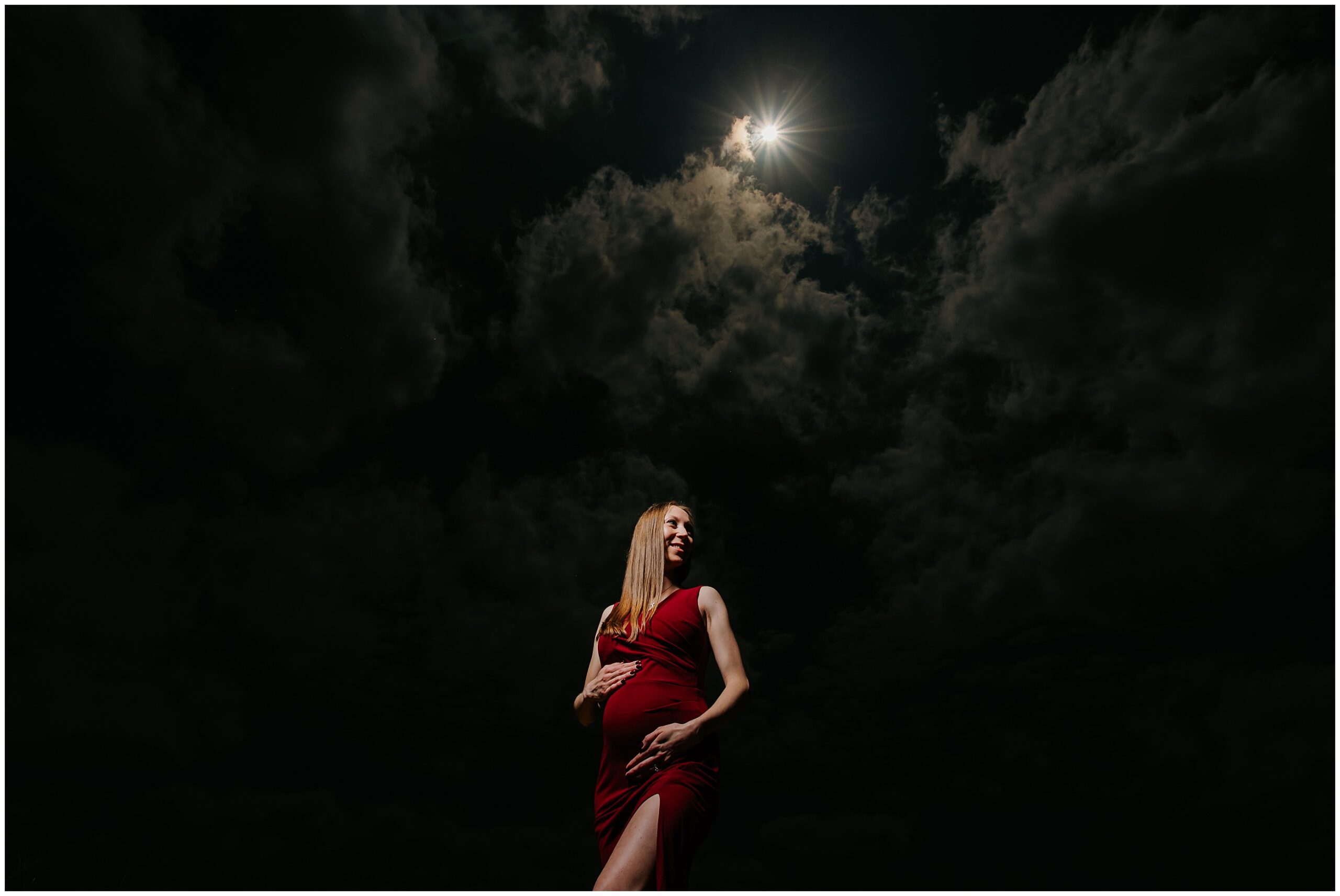 Eclipse maternity photos